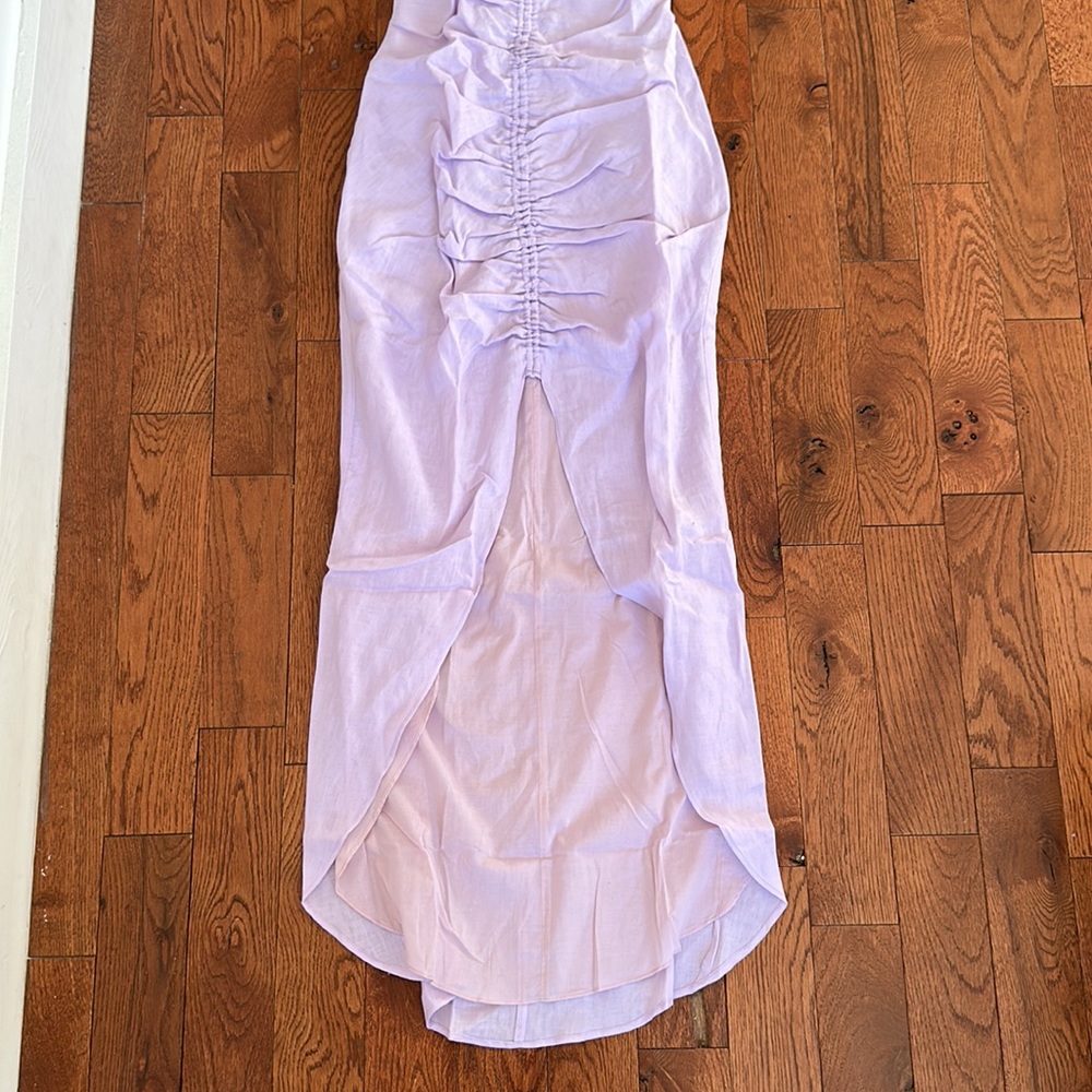Rumer Estelle Purple Halter Maxi - Picture 6 of 9
